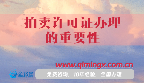 一个案例告诉你拍卖许可证办理的重要性与申请指南